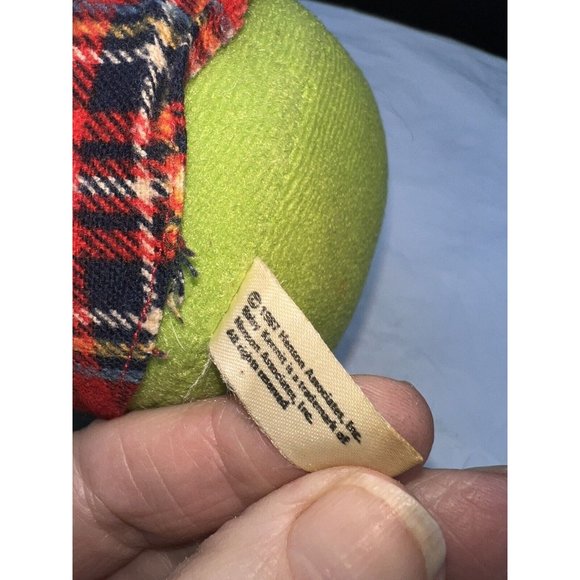 1987 McDonalds Christmas Baby Kermit The Frog PLUSH Jim Henson Muppet Babies Vtg - Picture 9 of 9